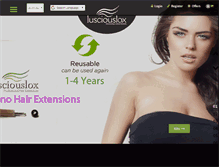 Tablet Screenshot of lusciouslox.com